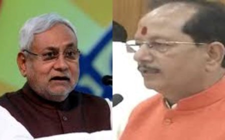 CM नीतीश और लालू के बड़े लाल तेजप्रताप पर भड़के  विजय सिन्हा. कहा जो संतों का विरोध करेगा, उसका अंत निश्चित