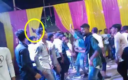समस्तीपुर में जयमाल के समय स्टेज पर हर्ष फायरिंग, चौकीदार को वीडियो बनाने पर पिस्टल के बट से पीटकर किया घायल...