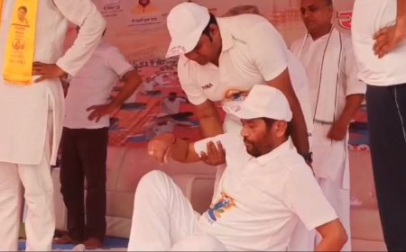 अंतर्राष्ट्रीय योग दिवस कार्यक्रम में शामिल होने पहुंचे केंद्रीय मंत्री पशुपति पारस की अचानक तबियत बिगड़ी , दिल्ली एम्स में कराएंगे इलाज