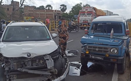 एक्सीडेंट जोन बन रहा बोचहां का ईस्ट वेस्ट कॉरिडोर,  इंडियन एयर फोर्स की गाड़ी सहित 12 घंटे में चार दर्दनाक सड़क हादसा