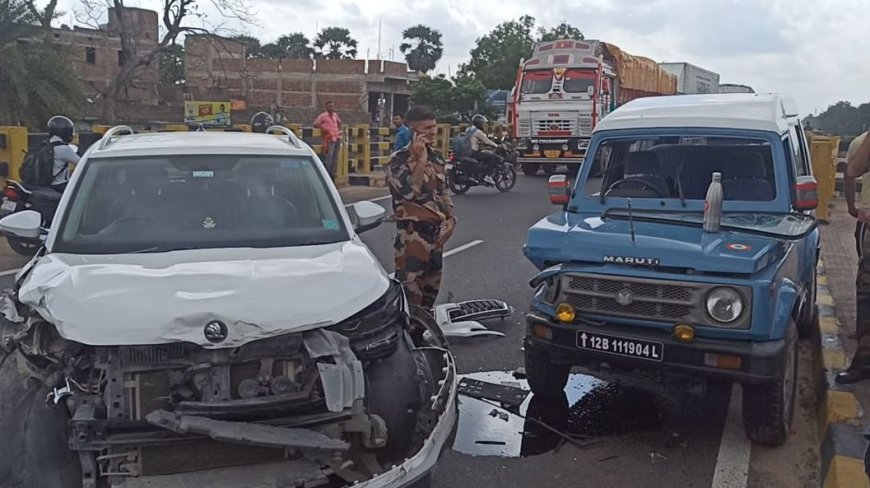 एक्सीडेंट जोन बन रहा बोचहां का ईस्ट वेस्ट कॉरिडोर,  इंडियन एयर फोर्स की गाड़ी सहित 12 घंटे में चार दर्दनाक सड़क हादसा