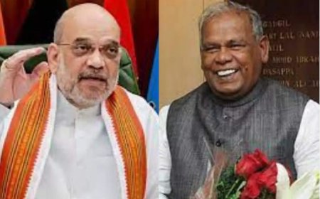 जीतनराम मांझी पहुंचे योगी के गढ़ में, अमित शाह के साथ मिलकर किया नीतीश पर जमकर हमला