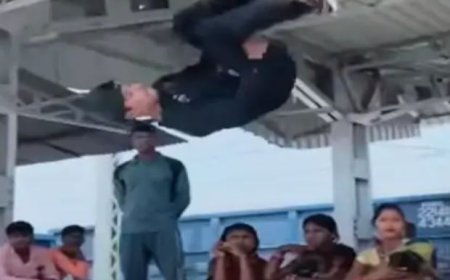 प्रतिबंधित  जगहों पर मारोगे स्टंट तो जाओगे जेल, गया के मानपुर स्टेशन पर खतरनाक स्टंट करना पड़ गया भारी आरपीएफ ने कर लिया गिरफ्तार