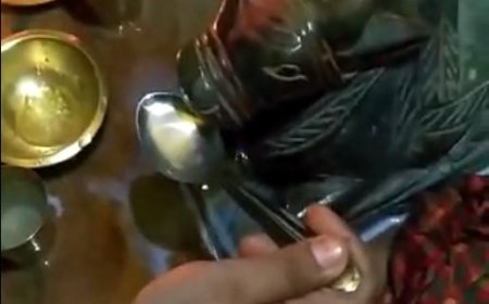 सावन के पावन महीने पर नंदी महाराज पीने लगे पानी, श्रद्धालुओं की उमड़ी भीड़