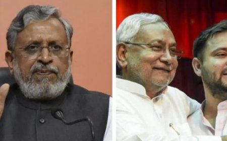 सुशील मोदी का नीतीश पर तीखा हमला, तेजस्वी की कृपा से मुख्यमंत्री बनें हैं नीतीश