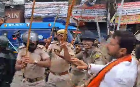 लाठीचार्ज में बीजेपी नेता की मौत, पुलिस की पिटाई के बाद PMCH में दम तोड़ा