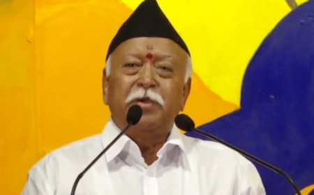RSS प्रमुख मोहन भागवत ने कहा - हमारे देश का नाम भारत है, इंडिया नहीं है, सियासी घमासान होना तय