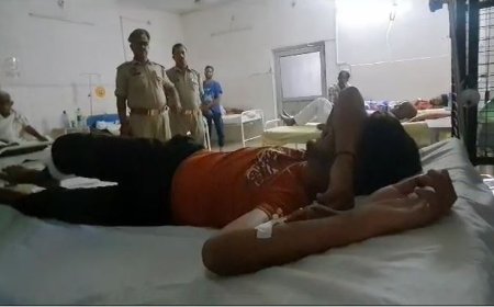 इटावा पुलिस का ऑपरेशन क्लीन जारी पुलिस मुठभेड़ में बदमास के पैर में लगी गोली