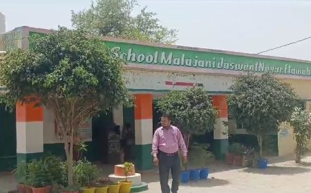 इटावा के प्राथमिक विद्यालय मलाजनी में प्रधानाचार्य के कारनामों की खुली पोल