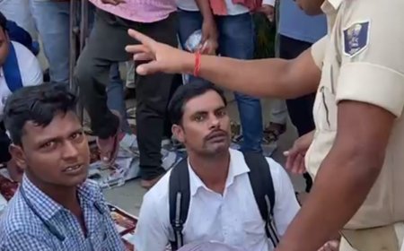 BPSC Teacher Result कट ऑफ के बाद दिव्यांग स्टूडेंट का धरना-प्रदर्शन, अभ्यर्थियों को पुलिस ने धक्का मारकर भगाया