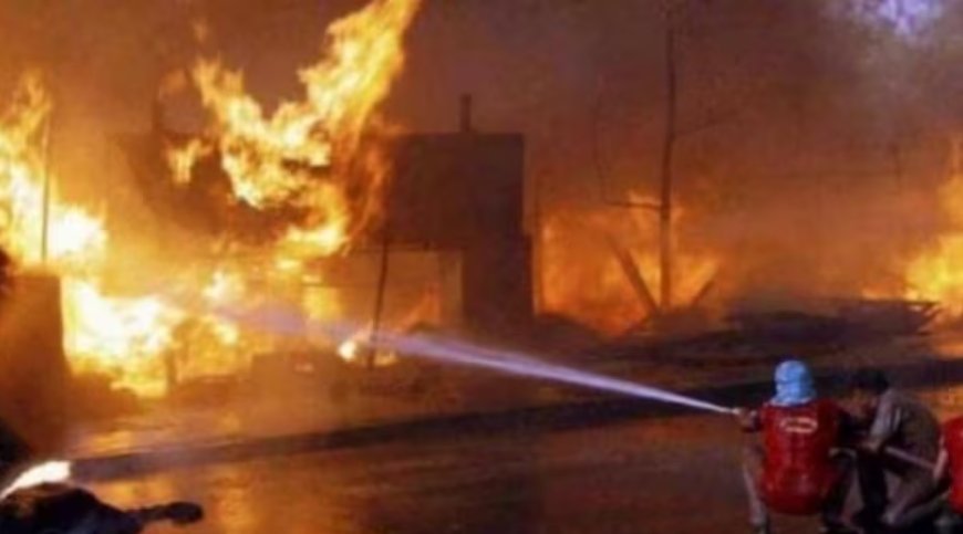 गुजरात के अरावली जिले में केमिकल फैक्ट्री में लगी भीषण आग, 60 से ज्यादा टैंकर जलकर खाक