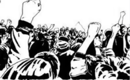 केके पाठक के निर्देश के बावजूद, नियोजित शिक्षकों ने शिक्षा मंत्री के आवास का किया घेराव