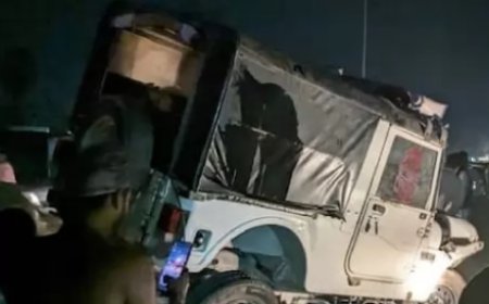 तेजस्वी यादव के एस्कॉर्ट गाड़ी का हुआ एक्सीडेंट, ड्राइवर की मौत, 8 जवान घायल