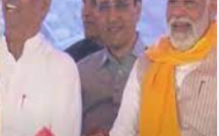 प्रधानमंत्री नरेंद्र मोदी : हम सबके प्रणाम करत ही...., यहां आ के अच्छा लग रहेलो हैं, बिहार के औरंगाबाद में पीएम मोदी ने दिया भाषण