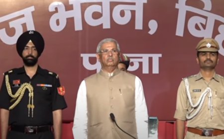 नीतीश कैबिनेट में कुल 21 नए चेहरों को मिली जगह, राजभवन में शपथ ग्रहण