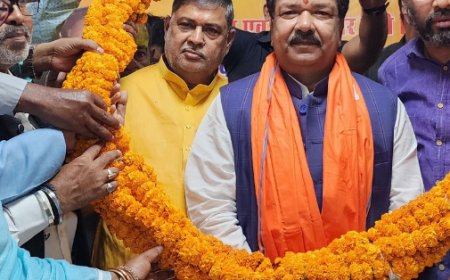 पूर्णिया में भाजपा कार्यालय में मंत्री दिलीप जायसवाल का किया गया स्वागत, कई गणमान्य रहे उपस्थित