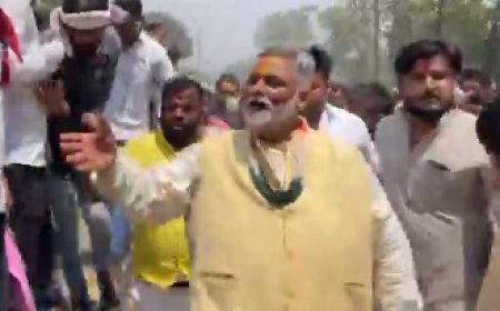 पूर्णिया लोकसभा सीट से पप्पू यादव ने भरा पर्चा, राजद की बीमा भारती के खिलाफ उतरे पप्पू यादव 