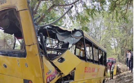 हरियाणा के महेंद्रगढ़ में प्राइवेट स्कूल की बस पलटी, 6 बच्चों की मौत; ईद के दिन भी खुला था स्कूल