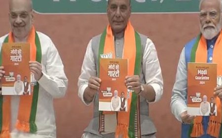 BJP ने "मोदी की गारंटी" नाम से अपना संकल्प पत्र किया जारी, जाने किसके लिए क्या वादे?