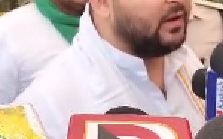 बीजेपी के घोषणा पत्र के बाद तेजस्वी यादव का आया रिएक्शन, कहा - मेनिफेस्टो में केवल इधर-उधर की बातें