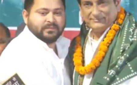 महबूब अली कैसर हुए राजद में शामिल, तेजस्वी ने दिलाई सदस्यता