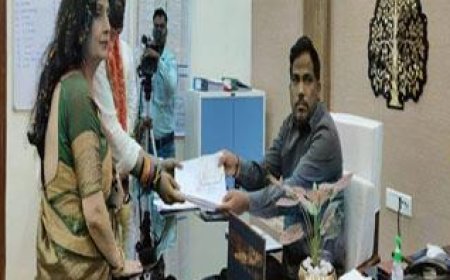 हाजीपुर सीट से चिराग पासवान ने किया नामांकन, NDA नेताओं के साथ मां भी रही मौजूद