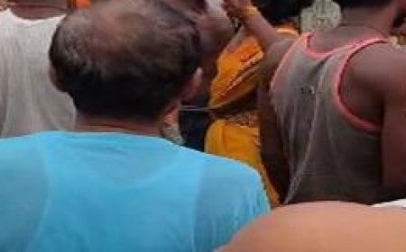 बेतिया में एक महिला और एक पुरुष को पोल में बांधकर पीटा गया, वीडियो हुआ वायरल  