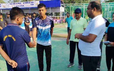 पनोरमा स्पोर्ट्स सीजन-7 में खिलाड़ी दिखा रहे प्रतिभा, वालीबॉल में जवाहर हाईस्कूल की जीत, अन्य खेलों में दिखा कड़ा मुकाबला