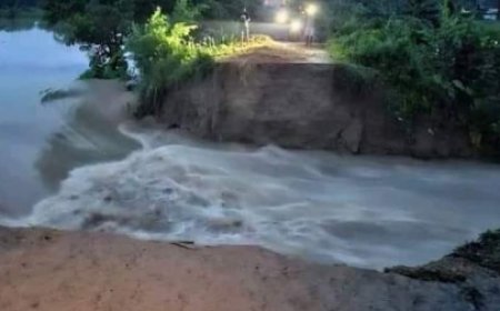 सीतामढ़ी में मधकौल बांध टूटा, कई गांव हुए प्रभावित, बागमती नदी उफनाई 