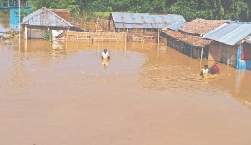 Bihar flood : कोसी के कहर से कई इलाके डूबे, राहत-बचाव जारी