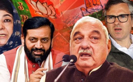 Haryana- JK Election Results : J&K में गठबंधन तो हरियाणा में बीजेपी की सरकार