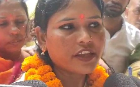 इमामगंज विधानसभा सीट पर उपचुनाव के लिए दीपा मांझी ने किया नामांक, कहा - अधूरे कामों को करूंगी पूरा