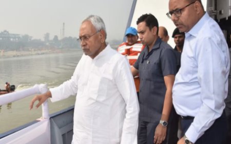 छठ पूजा को लेकर सीएम नीतीश ने किया घाटों का निरीक्षण, अधिकारियों को दिए जरूरी निर्देश 