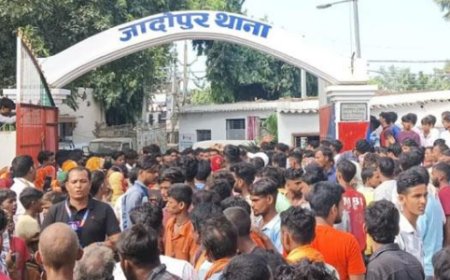 गोपालगंज में युवक की मौत के बाद भारी बवाल, आक्रोशित लोगों ने थाना को घेरा, सड़क किया जाम
