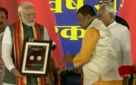 PM मोदी ने जमुई में बिरसा मुंडा की 150वीं जयंती कार्यक्रम में की शिरकत, 6640 करोड़ की परियोजनाओं का किया लोकार्पण और शिलान्यास