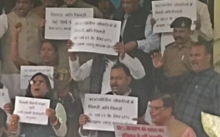 बिहार विधानसभा में आरक्षण पर हंगामा, नितीश को विपक्ष ने घेरा 