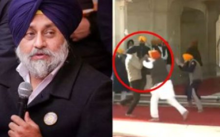 सुखबीर सिंह बादल पर हुआ जानलेवा हमला, बाल-बाल बचे