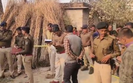 जमीन विवाद में डबल मर्डर, गोलियों से भून डाला, पुलिस की तफ्तीश जारी