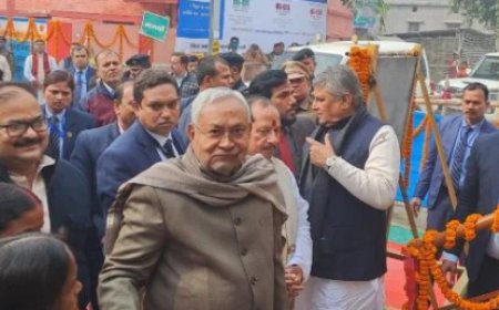 CM नीतीश प्रगति यात्रा तहत पहुंचे वैशाली, कई योजनाओं का दिया सौगात 