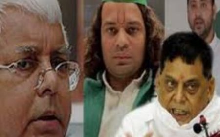 बेटे की करतूत पर लालू क्यों चुप्पी साधे.... , JDU ने RJD पर साधा निशाना, कहा-तेजस्वी का डरना तो स्वभाविक...