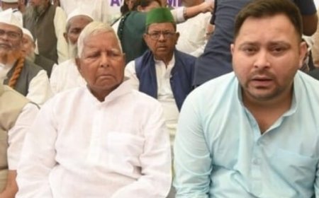 राजधानी पटना में वक्फ बिल के विरोध में धरना प्रदर्शन, बोले तेजस्वी-आप लोगों की लड़ाई में मजबूती से हम साथ हम खड़े हैं