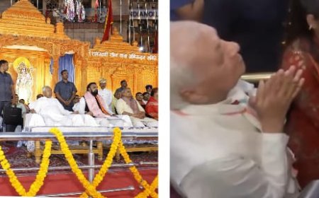 Ram Navami 2025: महावीर मंदिर पहुंचे राज्यपाल आरिफ मोहम्मद खान, भक्तिभाव में विभोर नजर आए सीएम नीतीश