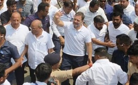 एकदिवसीय बिहार दौरे पर कांग्रेस नेता राहुल गांधी, पलायन रोको ... यात्रा में हुए शामिल, समय से पहले ही पटना के लिए हुए रवाना