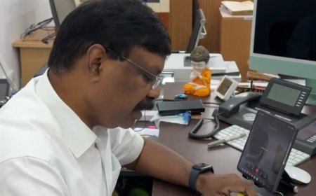 एस. सिद्धार्थ ने किया वीडियो कॉल, स्कूल के बदले दुकान पर बैठे थे शिक्षक, आवाज सुन उड़े होश, आने वाली चुनौतियों से कराया अवगत