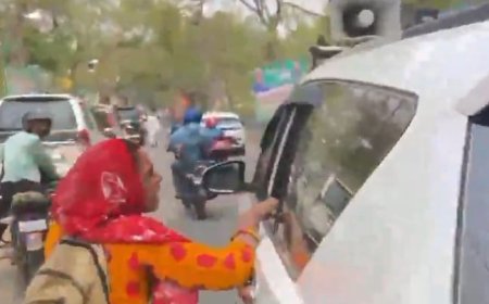 सीएम नीतीश का सुशासन का दावा हुआ फेल, कार के पीछे दौड़ती रही महिला अभ्यर्थी, धक्का देकर आगे बढ़ गए शिक्षा मंत्री