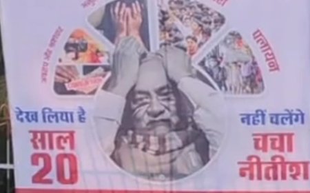 पटना में पोस्टर वार, जदयू ने लिखा-25-30 फिर से नीतीश, यूथ कांग्रेस ने किया पलटवार-देख लिया है साल 20.. नहीं चलेंगे चाचा नीतीश