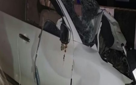 गोपालगंज में बेकाबू ट्रक ने कार को मारी टक्कर, SC के वकील की मौत, पत्नी-ड्राइवर की हालत गंभीर