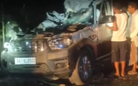 कटिहार में बारातियों से भरी अनियंत्रित स्कॉर्पियो और ट्रैक्टर की जोरदार टक्कर, हादसे में 8 की मौत, 2 गंभीर रूप से घायल