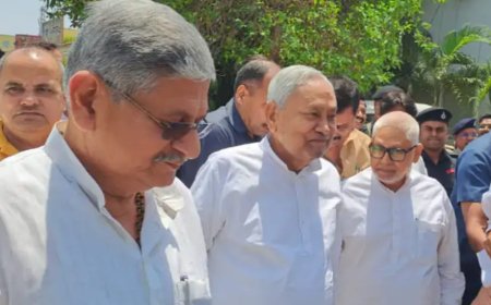 सीएम नीतीश अचानक पहुंचे जेडीयू ऑफिस, प्रवक्ताओं की चल रही थी बैठक, कहा- आप देख लीजिए, ललन सिंह ने दिया जवाब