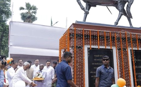 पटना में महान शूरवीर महाराणा प्रताप की मनाई गई जयंती, सीएम नीतीश ने माल्यार्पण कर दी श्रद्धांजलि